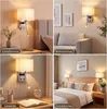 ZMH Lampada da parete a LED, con porta USB, 2W, lampada da Anteprima dell’immagine prodotto 7