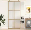 Drzwi przesuwne Golden 90x205 cm Matowe szkło ESG i Podgląd zdjęcia produktu 1