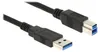DELOCK USB Kabel USB3.0 A -> B St/St 3.00m schwarz Produktbild-Vorschau 6