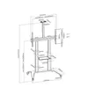 conecto LM-FS03NW Professional TV-Ständer Standfuß für Produktbild-Vorschau 9