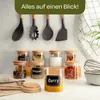 Set de 8 pots à épices de 250ml avec étiquettes et stylo Voir les images du produit 3