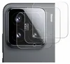 A close-up of a smartphone camera module with protective films placed over it. Produktbild-Vorschau