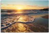 Toile  Coucher de soleil sur la plage 60x40 Feeby Orange Voir les images du produit 3