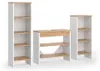 Badmöbel-Set Vicco Karli Weiß/Goldkraft Eiche 3-teilig, Produktbild-Vorschau 1