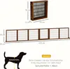 PawHut barrière de sécurité chien 6 pièces, 432 x 70 cm Voir les images du produit 3