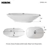 HOROW 60 x 40 cm lavabo da appoggio in Vetroceramica Ovale, Anteprima dell’immagine prodotto 8