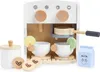 Kinder Kaffee- und Teemaschine aus Holz mit Zubehör, Produktbild-Vorschau 3
