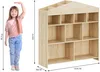 Kinderregal mit 9 Fächern,Burgdesign Produktbild-Vorschau 2