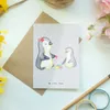 Mr. & Mrs. Panda Grußkarte Sozialpädagogin Herz - Grau Produktbild-Vorschau 2