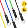 4FIZJO Set 5 Trainingsbänder, Expander, Widerstandsbänder Produktbild-Vorschau 6