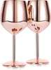 Verres à vin en acier inoxydable Verres à vin rouge Verres Voir les images du produit 1
