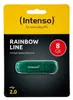 Intenso USB 2.0 stick, 8GB, Rainbow-serie, groen Productafbeelding-voorbeeld 11