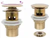 vidaXL Odtoková souprava s přepadem Golden 6,4x6,4x9,1 cm Náhled obrázku produktu 7