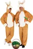 Hasen Kostüm Osterhase Plüsch für Erwachsene Gr. S-XL Tier braun Ostern Tierkostüm Hase Unisex Fasching Karneval Mottoparty Produktbild-Vorschau