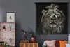 MuchoWow® Wandteppich Wandbehang Löwe - Tiere - Porträt - Produktbild-Vorschau 6
