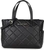 A black quilted Valentino handbag is shown against a white background. Náhľad obrázku produktu