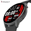 A close-up view of a smart watch with its screen displaying various health and time metrics. Voir les images du produit
