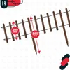 A diagram illustrating the dimensions of a wooden garden fence. Produktbild-Vorschau