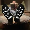 Lustige Socken „Ich bin in Rente – Ich muss gar nix“ | Produktbild-Vorschau 1