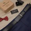 Cintura per pantaloni da uomo 125 cm automatica in pelle Anteprima dell’immagine prodotto 4