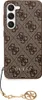 A close-up product shot of a phone case with a patterned design and a charm attached. Produktbild-Vorschau