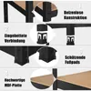Diagrams illustrating the features of a shelving unit. Produktbild-Vorschau