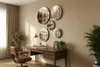 Runde Bilder für die Wand Beige Boho-Set für Schlafzimmer Produktbild-Vorschau 6