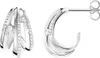Thomas Sabo Ohrringe 925 Sterling Silver Zirkonia Weiß Produktbild-Vorschau 1