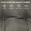 (Tmavě šedý) Polštář na lehátko 180x50x10cm, polštář na Náhled obrázku produktu 6