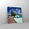 Bilder auf glas - Maledische Insel Archipel Ozean Hütte - Produktbild-Vorschau 4