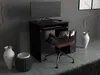 STIV Möbel | Malý písací stôl 68x51x74 cm Čierny Mat | S Náhľad obrázku produktu 4