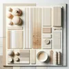 NEWROOM Tapete Bryan Creme Vliestapete - Skandi Holz Produktbild-Vorschau 5