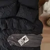 3-teiliges Bettwäscheset , Plissiertes Design, Produktbild-Vorschau 5