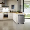 relaxdays Senzorový odpadkový koš 60,0 l šedý Náhled obrázku produktu 5