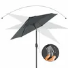 SONGMICS Sonnenschirm Ø210 cm UPF 50+ beidseitig um 30° Produktbild-Vorschau 2