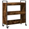 Carrello da cucina in rovere fumé 70x30x82 cm materiale a Anteprima dell’immagine prodotto 10