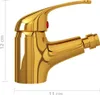 vidaXL Badezimmer Bidet Mischbatterie Golden 13x12 cm Produktbild-Vorschau 5