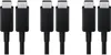 3x Schnell-Ladekabel USB-C 1.8m 5A schwarz für ZTE Blade Produktbild-Vorschau 2