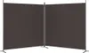 vidaXL 2-pc. Paravent brun 348x180 cm tissu Voir les images du produit 4