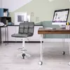 CCLIFE Barhocker Barstuhl Höhenverstellbar Drehbar leder Produktbild-Vorschau 4