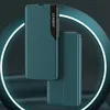 Two teal phone cases are displayed against a dark background with glowing teal rings. Produktbild-Vorschau