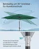 SONGMICS Sonnenschirm Ø300 cm UPF 50+ beidseitig um 30° Produktbild-Vorschau 4