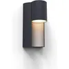 A modern outdoor wall light mounted on a white wall. Anteprima dell’immagine prodotto