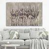 Triptychon auf leinwand pflanzen blumen wildnis 60x40 cm Produktbild-Vorschau 2