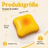 Toast Squishy Grün, süßes Brot Knetspielzeug aus PU, Slow Produktbild-Vorschau 5