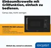 Exquisit Einbau-Mikrowelle EMW20-DG-020 schwarz | Grill | Produktbild-Vorschau 2
