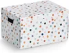 Zeller 14475 Zeller Dots Aufbewahrungsbox weiß, mit Punkten Náhľad obrázku produktu 1