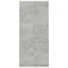 vidaXL Armoire gris béton 90x52x200 cm Bois composite Voir les images du produit 13