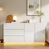 Credenza ProximaX con 2 ante e 3 cassetti, bianco lucido, Anteprima dell’immagine prodotto 1