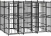 The Living Store Outdoor-Hundezwinger Stahl 5,53 m² Produktbild-Vorschau 1